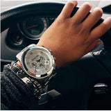  Shop Authentic Michael Kors Runway Silver Dial Silver Steel Strap Watch for Men- MK8086 - Luxxuri