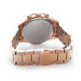  Shop Authentic Michael Kors Layton Chronograph Black Dial Rose Gold Steel Strap Watch For Men - MK8824 - Luxxuri