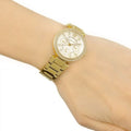  Shop Authentic Michael Kors Parker White Dial Gold Steel Strap Watch for Women - MK6056 - Luxxuri