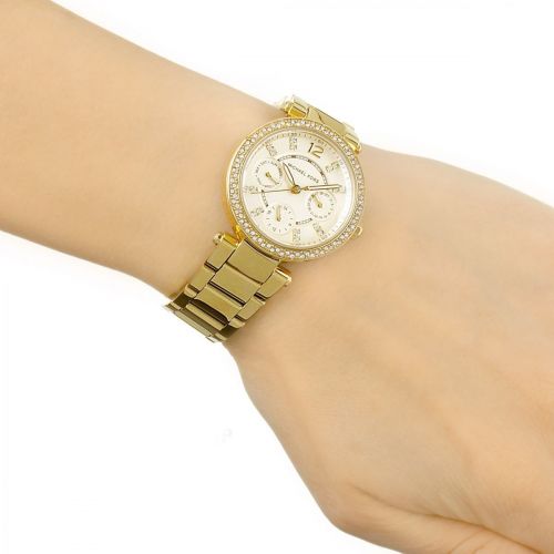  Shop Authentic Michael Kors Parker White Dial Gold Steel Strap Watch for Women - MK6056 - Luxxuri
