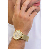  Shop Authentic Guess Tailor Multifunction Gold Dial Gold Mesh Bracelet Watch for Men - GW0368G2 - Luxxuri