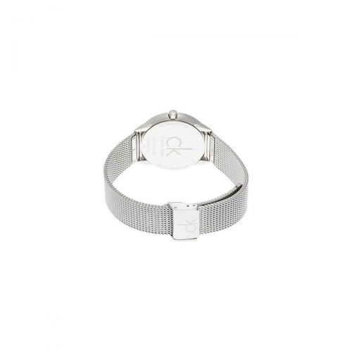 Shop Authentic Calvin Klein Minimal SIlver Dial Silver Mesh Bracelet Watch for Women - K3M221Y6 - Luxxuri