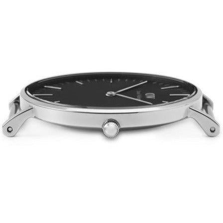  Shop Authentic Daniel Wellington Classic Cornwall Quartz Black Dial Black Nylon Strap Watch For Women - DW00100151 - Luxxuri