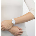  Shop Authentic Daniel Wellington Petite Bondi White Dial White Leather Strap Watch For Women - DW00100190 - Luxxuri