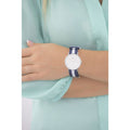  Shop Authentic Daniel Wellington Classy Glasgow White Dial Two Tone Nylon Strap Watch For Women - DW00100082 - Luxxuri