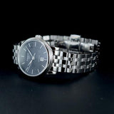  Shop Authentic Tissot T Classic Carson Premium Automatic Lady Black Dial Silver Steel Strap Watch for Women - T122.207.11.051.00 - Luxxuri