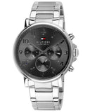  Shop Authentic Tommy Hilfiger Chronograph Grey Dial Silver Steel Strap Watch for Men - 1710382 - Luxxuri