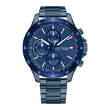  Shop Authentic Tommy Hilfiger Bank Quartz Blue Dial Blue Steel Strap Watch for Men - 1791720 - Luxxuri