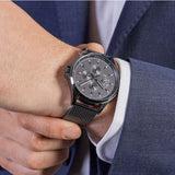  Shop Authentic Tommy Hilfiger Shawn Chronograph Quartz Grey Dial Grey Mesh Bracelet Watch for Men - 1791613 - Luxxuri