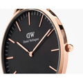  Shop Authentic Daniel Wellington Classic Roselyn Black Dial Maroon Nylon Strap Watch For Women - DW00100273 - Luxxuri