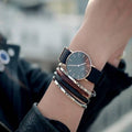  Shop Authentic Daniel Wellington Classic Sheffield Black Dial Black Leather Strap Watch For Women - DW00100139 - Luxxuri