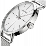  Shop Authentic Calvin Klein Even Quartz White Dial Silver Steel Strap Watch for Women - K7B21126 - Luxxuri