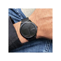  Shop Authentic Calvin Klein Minimal Black Dial Black Mesh Bracelet Watch for Men - K3M514B1 - Luxxuri
