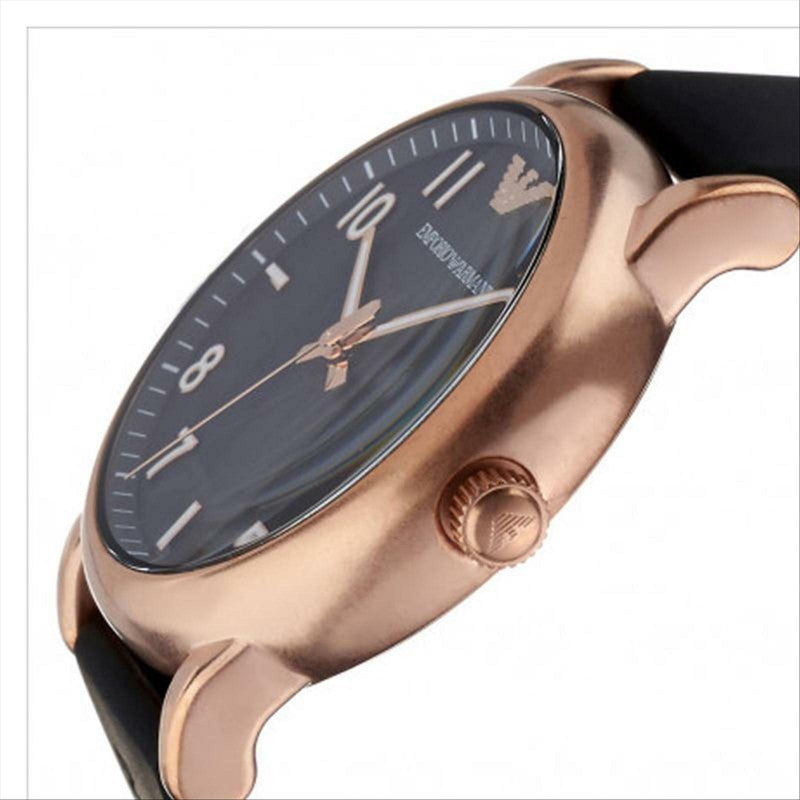  Shop Authentic Emporio Armani Luigi Quartz Black Dial Black Rubber Strap Watch For Men - AR11097 - Luxxuri