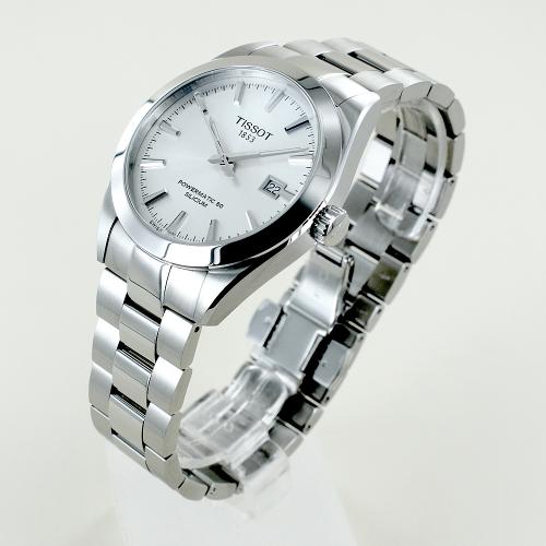 Shop Authentic Tissot Gentleman Powermatic 80 Silicium Silver Dial Silver Steel Strap Watch For Men - T127.407.11.031.00 - Luxxuri