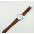  Shop Authentic Tissot Gentleman Silver Dial Brown Leather Strap Watch For Men - T127.410.16.031.00 - Luxxuri