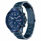  Shop Authentic Tommy Hilfiger Bank Quartz Blue Dial Blue Steel Strap Watch for Men - 1791720 - Luxxuri