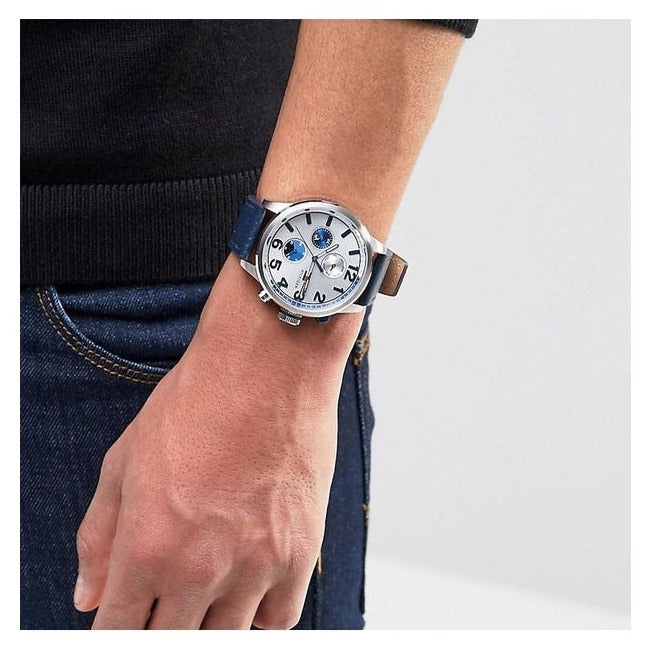  Shop Authentic Tommy Hilfiger Jackson Silver Dial Black Leather Strap Watch for Men - 1791240 - Luxxuri