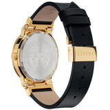  Shop Authentic Versace Greca Black Dial Black Leather Strap Watch for Women - VEVH00320 - Luxxuri
