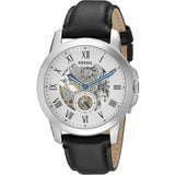  Shop Authentic Fossil Townsman Automatic Chronograph White Dial Blue Leather Strap Watch for Men - ME3167 - Luxxuri
