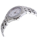  Shop Authentic Bulova Crystal Pave Silver Dial Silver Steel Strap Watch for Men - 96B235 - Luxxuri