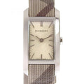  Shop Authentic Burberry The Pioneer Grey Dial Leather Strap Watch for Women - BU9504 - Luxxuri