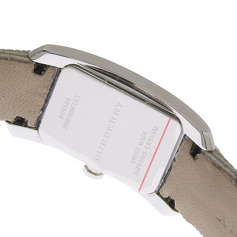  Shop Authentic Burberry The Pioneer Grey Dial Leather Strap Watch for Women - BU9504 - Luxxuri