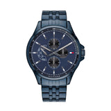  Shop Authentic Tommy Hilfiger Shawn Quartz Blue Dial Blue Steel Strap Watch for Men - 1791618 - Luxxuri
