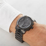  Shop Authentic Michael Kors Runway Chronograph Black Dial Black Steel Strap Watch for Men - MK8157 - Luxxuri