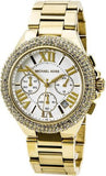 Shop Authentic Michael Kors Camille Silver Diamonds Dial Gold Steel Strap Watch for Women - MK5756 - Luxxuri