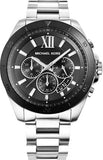  Shop Authentic Michael Kors Brecken Chronograph Black Dial Silver Steel Strap Watch For Men - MK8847 - Luxxuri