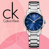  Shop Authentic Calvin Klein City Blue Dial Silver Steel Strap Watch for Women - K2G2314N - Luxxuri