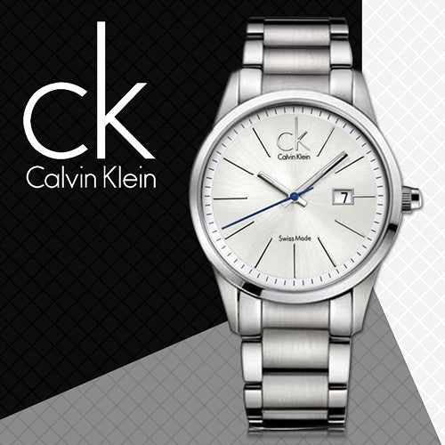  Shop Authentic Calvin Klein Bold Silver Dial Silver Steel Strap Watch for Men - K2246120 - Luxxuri