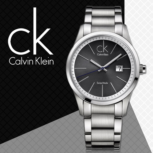  Shop Authentic Calvin Klein Bold Black Dial Silver Steel Strap Watch for Men - K2246107 - Luxxuri