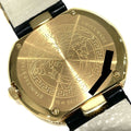  Shop Authentic Versace V Metal Icon Gold Dial Black & Gold Strap Watch for Women - VLC030014 - Luxxuri