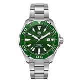  Shop Authentic Tag Heuer Aquaracer Green Dial Watch for Men - WAY201S.BA0927 - Luxxuri