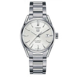  Shop Authentic Tag Heuer Carrera Automatic Caliber 5 White Dial Silver Steel Strap Watch for Men - WAR211B.BA0782 - Luxxuri