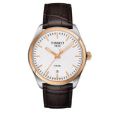  Shop Authentic Tissot T Classic PR 100 Quartz White Dial Brown Leather Strap Watch for Men - T101.410.26.031.00 - Luxxuri