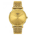Tissot Everytime Lady Gold Dial Gold Mesh Bracelet Watch for Women - T143.210.33.021.00