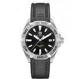  Shop Authentic Tag Heuer Aquaracer Quartz Black Dial Black Rubber Strap Watch for Men -  WBD1110.FT8021 - Luxxuri