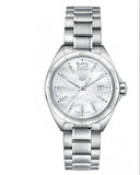  Shop Authentic Tag Heuer Formula 1 Quartz Mother of Pearl White Dial Silver Steel Strap Watch for Women - WBJ1418.BA0664 - Luxxuri