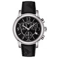  Shop Authentic Tissot Dressport Chronograph Black Dial Black Leather Strap Watch for Women - T050.217.17.057.00 - Luxxuri