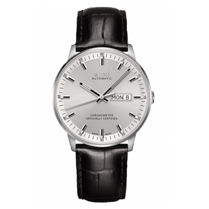  Shop Authentic Mido Comander II Automatic Chronometer Silver Dial Black Leather Strap Watch For Men - M021.431.16.031.00 - Luxxuri