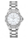  Shop Authentic Tag Heuer Aquaracer Mother of Pearl Dial Silver Steel Strap Watch for Women - WBD131A.BA0748 - Luxxuri