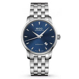  Shop Authentic Mido Baroncelli II Automatic Blue Dial Silver Steel Strap Watch For Men - M8600.4.15.1 - Luxxuri