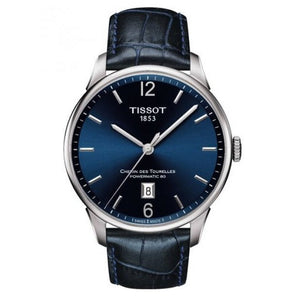  Shop Authentic Tissot Chemin Des Tourelles Powermatic 80 Blue Dial Blue Leather Strap Watch for Men - T099.407.16.047.00 - Luxxuri