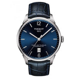  Shop Authentic Tissot Chemin Des Tourelles Powermatic 80 Blue Dial Blue Leather Strap Watch for Men - T099.407.16.047.00 - Luxxuri