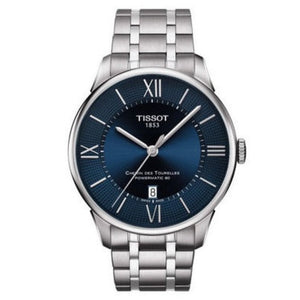  Shop Authentic Tissot Chemin Des Tourelles Powermatic 80 Blue Dial Silver Steel Strap Watch for Men - T099.407.11.048.00 - Luxxuri