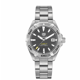  Shop Authentic Tag Heuer Aquaracer Calibre 5 Grey Dial Silver Steel Strap Watch for Men - WBD2113.BA0928 - Luxxuri