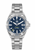  Shop Authentic Tag Heuer Aquaracer Automatic Blue Dial Silver Steel Strap Watch for Men - WBD2112.BA0928 - Luxxuri